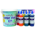 Handy Art Fabric Paint Kit, Regular Colors, 4 oz. Bottles, PK9 885-060